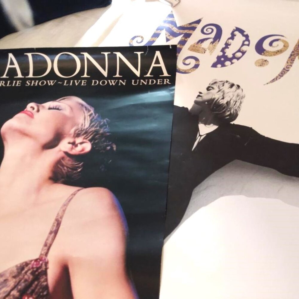 2 MADONNA Girlie Show Posters 1993  Original